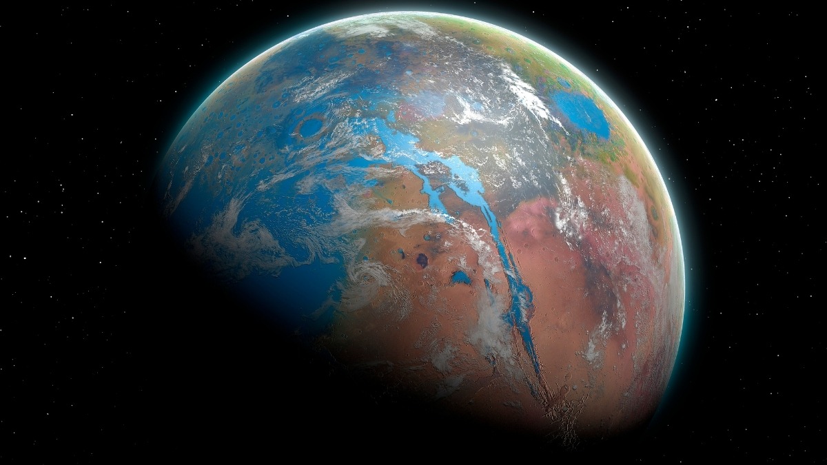 mars covered in water header