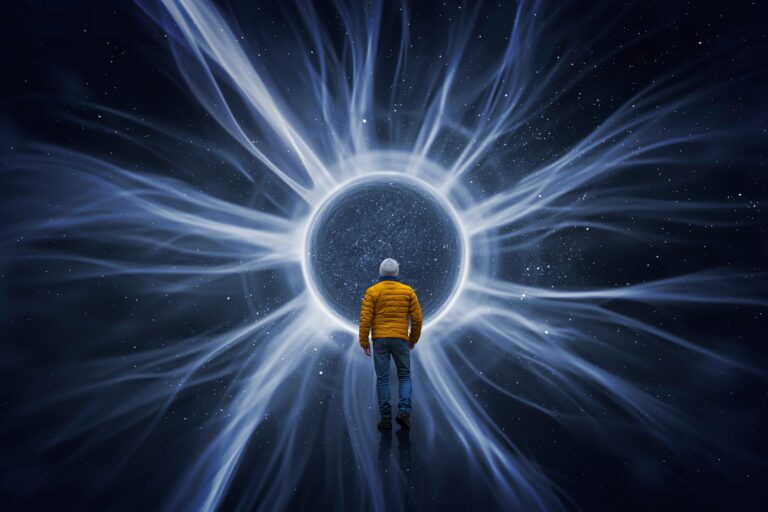 Cosmology Man Observing Energy Universe Consciousness