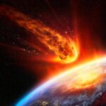 Meteor Asteroid Impacting Earth x